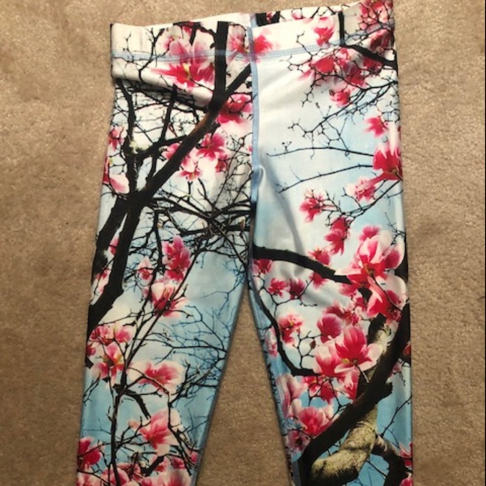 Terez Cherry Blossom Leggings